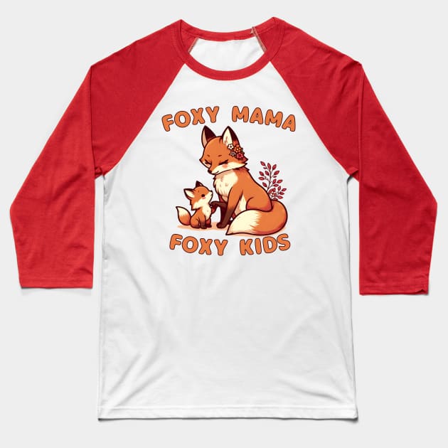 Parenting fox Baseball T-Shirt by Japanese Fever